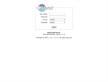 Tablet Screenshot of mail.millsoft.ca